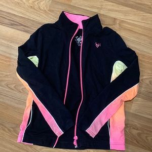 Justice zip up jacket.
